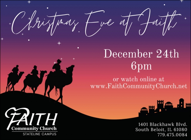 Christmas Eve, Faith Community Church, Janesville, WI