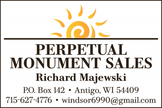 Richard Majewski, Perpetual Monument Sales, Antigo, WI