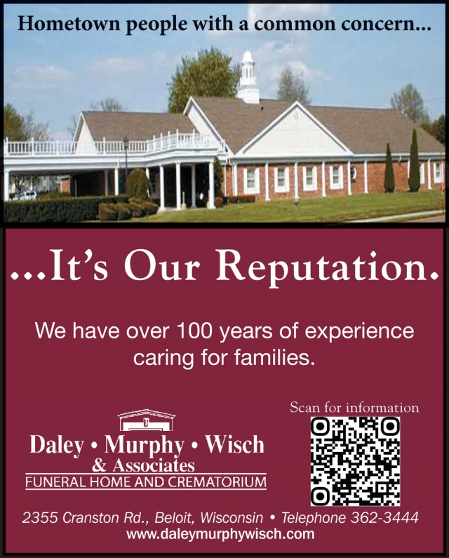 We Have Over 100 Years of Experience Caring for Families, Daley Murphy Wisch & Associates, Beloit, WI