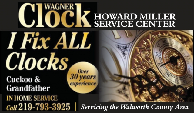 Howard Miller Service Center, Wagner Clock, Kenosha, WI