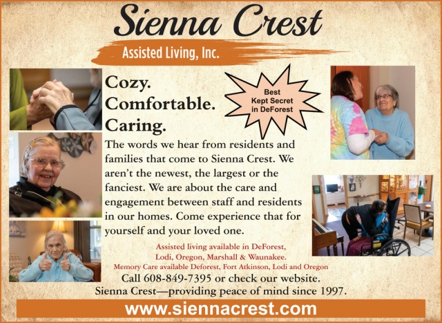 Assisted Living, Sienna Crest Assisted Living, Inc, Darlington, WI