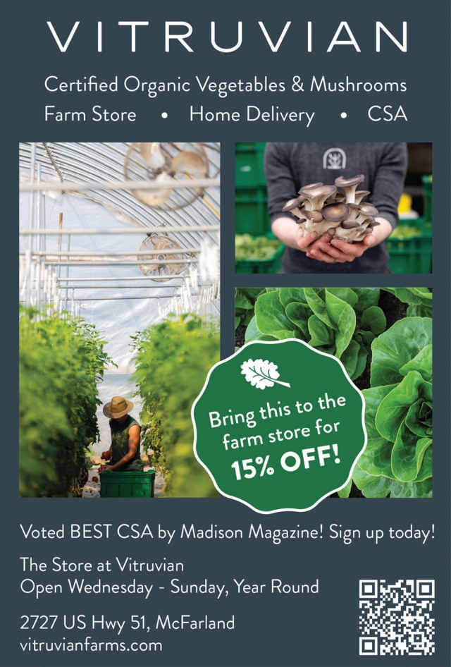 Certified Organic Vegetables & Mushrooms, Vitruvian Farms