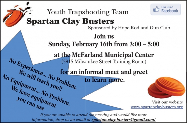 Youth Trapshooting Team, Spartan Clay Busters Youth Trapshooting Team (February 16, 2025)