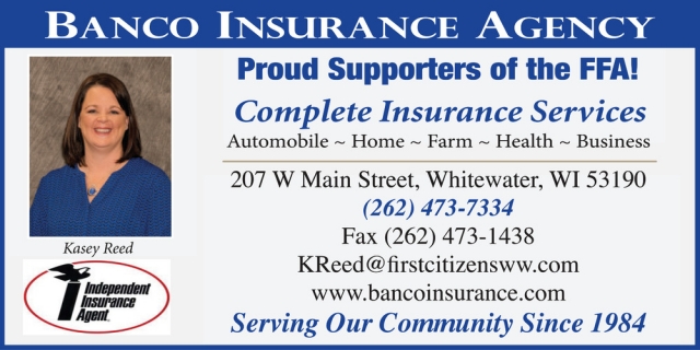 Complete Insurance Services, Banco Insurance Agency - Kasey Reed, Whitewater, WI