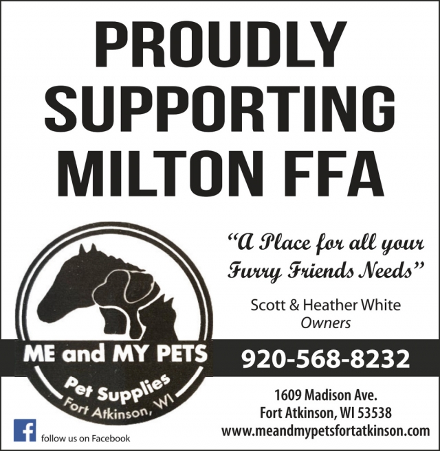 A Place for All Your Furry Friends Needs, M.E. & My Pets, LLC, Fort Atkinson, WI