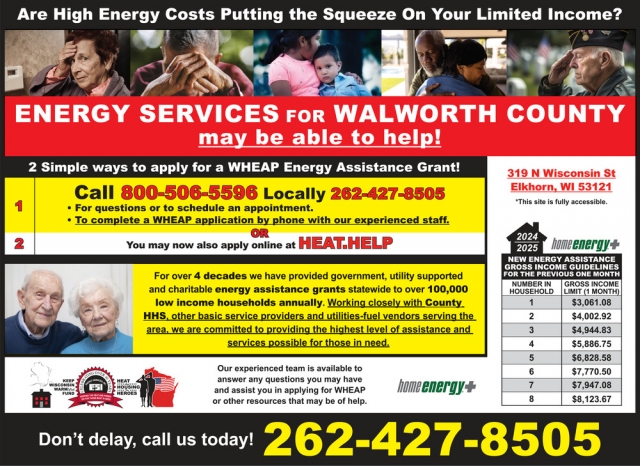 Energy Services for Dane County, Energy Services, Inc., Fort Atkinson, WI