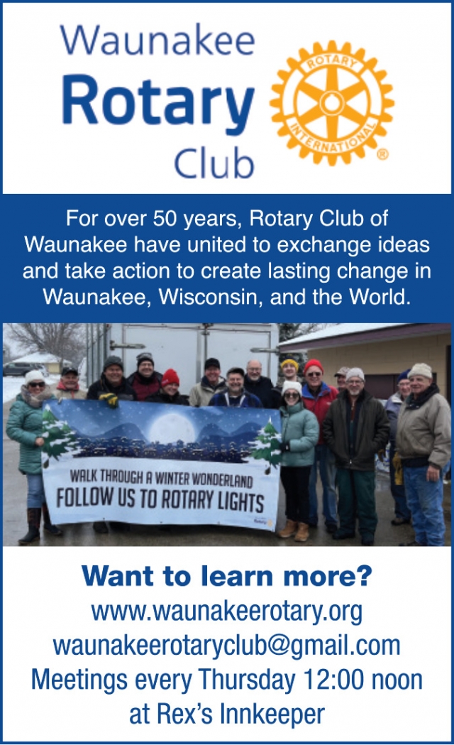 Rotary Club, Waunakee Rotary Club, Waunakee, WI