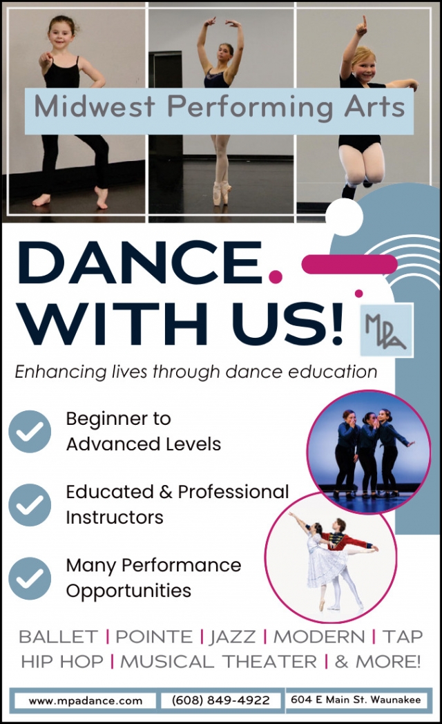 Beginner to Advance Levels, Midwest Performing Arts, LLC, Waunakee, WI