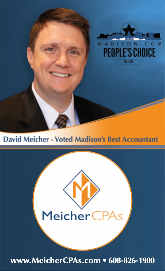 Voted Madison's Best Accountant, Meicher CPAs, Waunakee, WI