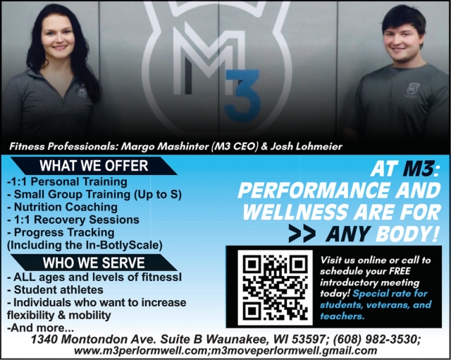 Personal Training, M3 Performance + Wellness