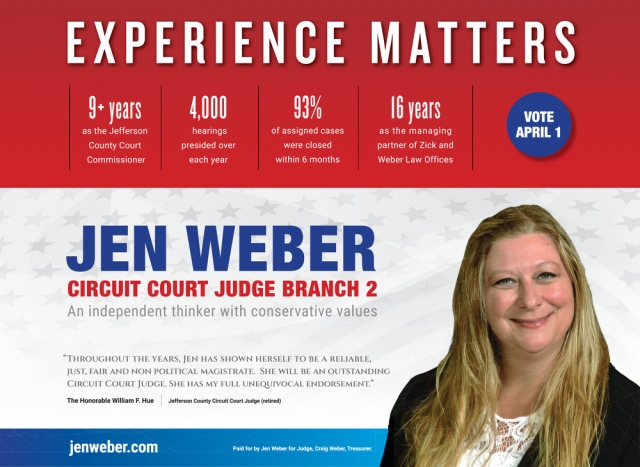 Circuit Court Judge Branch 2, Jen Weber