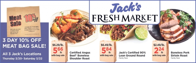 Fresh Market, Jack's Fresh Market, Menominee, MI