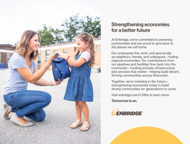 Strengthering Economies for A Better Future, Enbridge