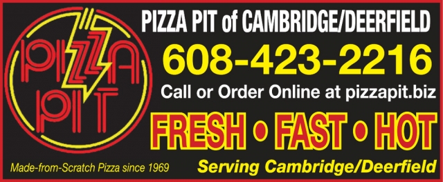 Fresh - Fast - Hot Pizza, Pizza Pit of Lake Mills, Lake Mills, WI