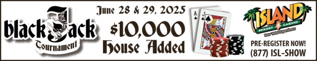 Black Jack Tournament, Island Resort & Casino, Harris, MI