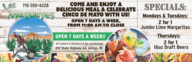 Come and Enjoy a Delicious Meal!, Los Magueyes, Pulaski, WI