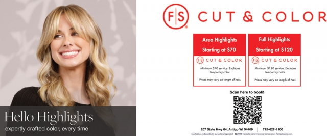 Cuto & Color, Fantastic Sam's - Antigo, Antigo, WI