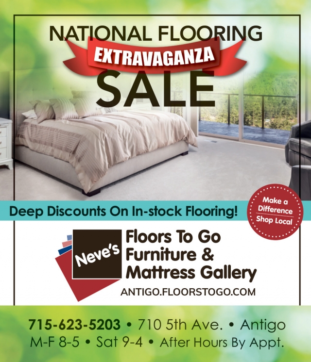 Your Flooring, Furniture & Mattress SuperstoreYour Flooring, Furniture & Mattress Superstore, Neve's Floors to Go Furniture & Mattress Gallery, Antigo, WI