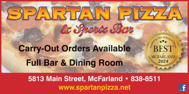 Now Featuring Gluten Free Pizza Crust and Buns!, Spartan Pizza & Sports Bar, Mcfarland, WI