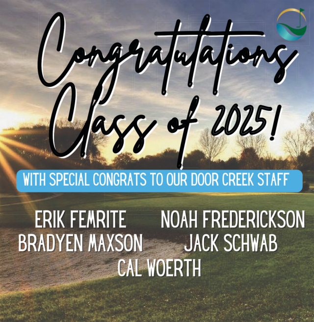 Congratulations Class of 2025!, Door Creek Golf Course, Cottage Grove, WI