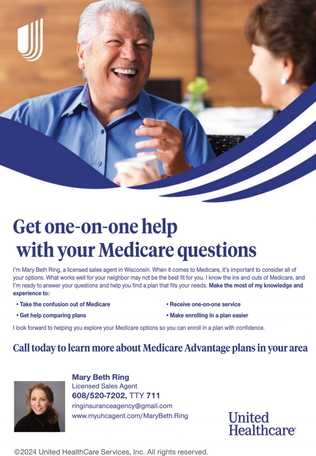 Licensed Sales Agent, Mary Beth Ring - United Healthcare