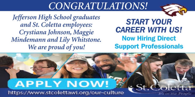 Start Your Career with Us!, St. Coletta of Wisconsin, Jefferson, WI