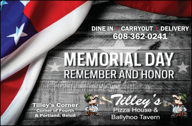 Memorial Day, Tilley's Pizza, Beloit, WI