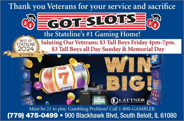#1 Gaming Home, Got Slots, South Beloit, IL