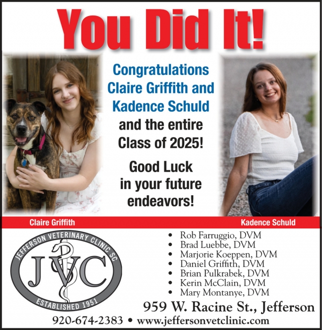 Veterinary Services, Jefferson Veterinary Clinic SC, Jefferson, WI