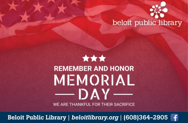 Memorial Day, Beloit Public Library, Beloit, WI