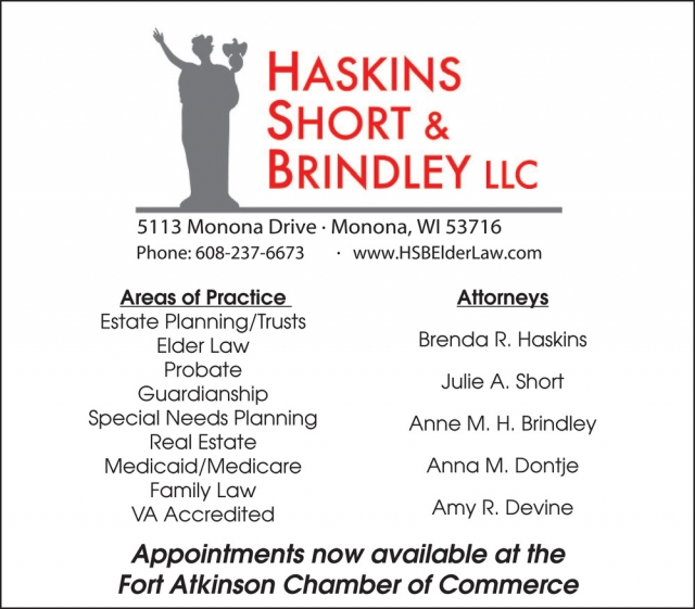 Estate Planning / Elder Law, Haskins Short & Brindley, LLC, Madison, WI