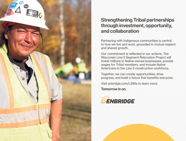 Strengthering Tribal Partnerships Through Investment, Opportunity and Collaboration, Enbridge