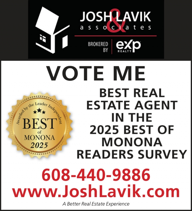 Best Real Estate Agent, Josh Lavik & Associates, Monona, WI