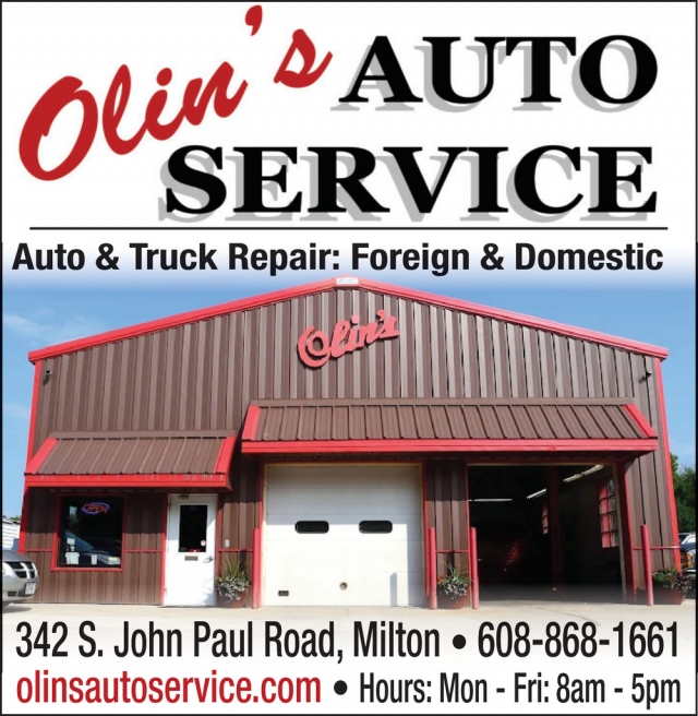 Auto & Truck Repair: Foreign & Domestic, Olin's Auto Service, Milton, WI