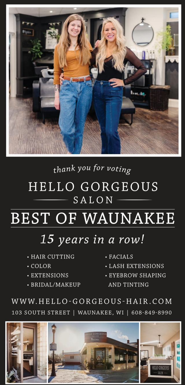 Best of Waunakee, Hello Gorgeous Salon, Waunakee, WI