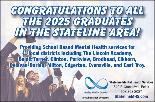 Congratulations to All the 2025 Graduates, Stateline Mental Health Services LLC, Beloit, WI