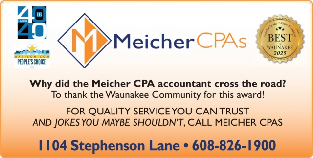 Certified Public Accountants, Meicher CPAs, Waunakee, WI
