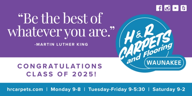 Congratulations Class of 2025!, H&R Carpets Inc, Waunakee, WI