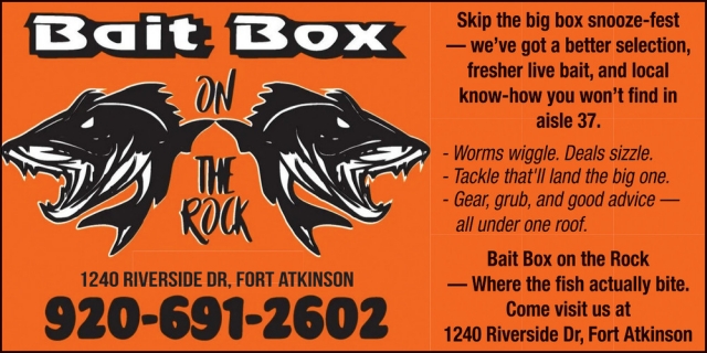 Rock River Bait Box, Rock River Bait Box, Fort Atkinson, WI