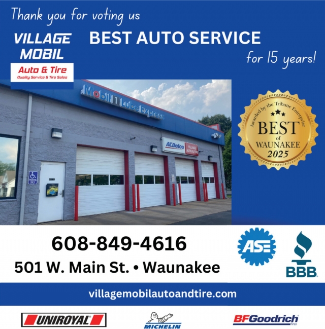 Best Auto Service, Village Mobil Auto & Tire, Waunakee, WI