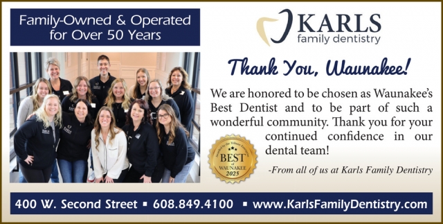 Family Dentistry, Karls Family Dentistry, Waunakee, WI