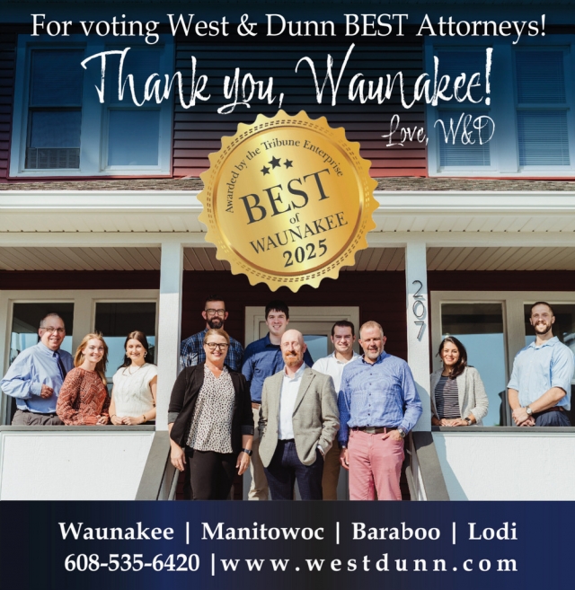 Best Attorneys, West & Dunn, Waunakee, WI