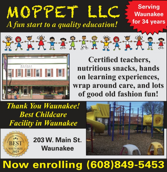 Certified Teachers, Moppet Play House, Waunakee, WI