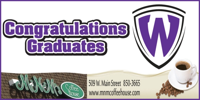 Congratulations Graduates, M-N-M's Coffeehouse, Waunakee, WI