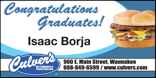 Congratulations Graduates!, Culver's of Waunakee, Waunakee, WI
