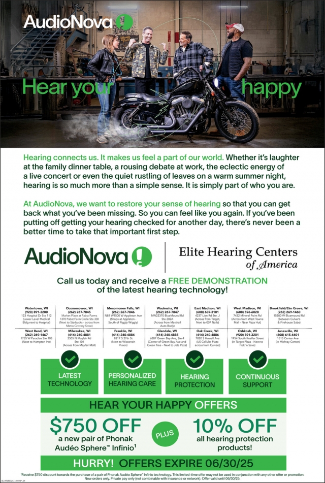 May Is Better Hearing Month, Elite Hearing Centers of America, Waukesha, WI
