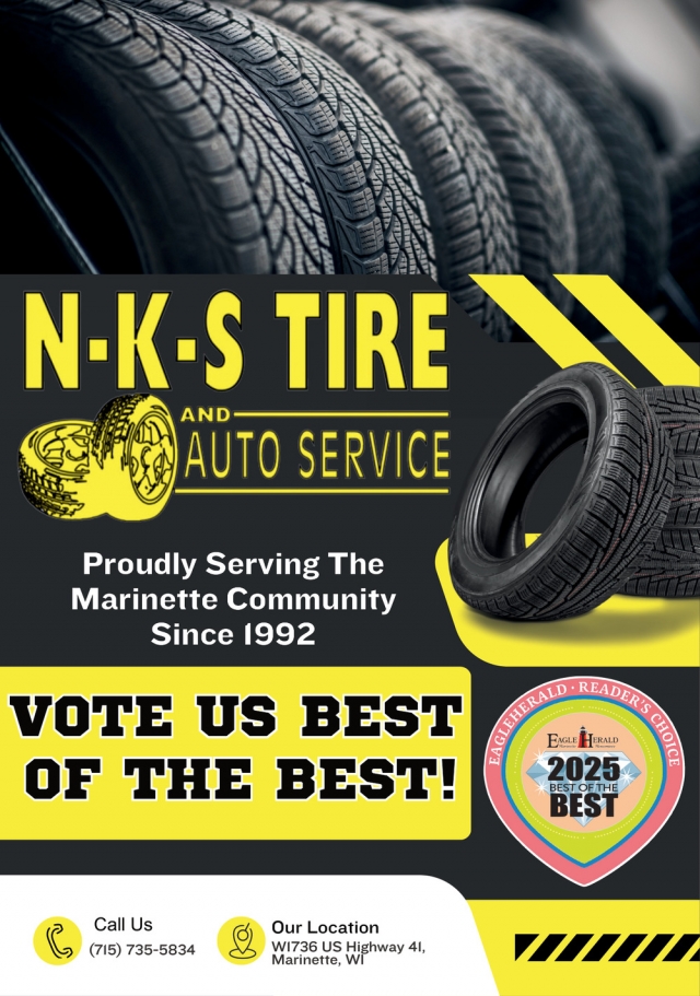 Auto Service, N-K-S Tire and Auto Service, Marinette, WI