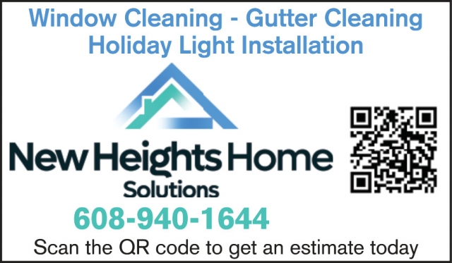 Window Cleaning, New Heights Home Solutions, Sun Prairie, WI