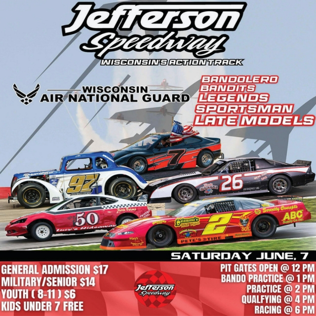 Late Models, Jefferson Speedway, Cambridge, WI