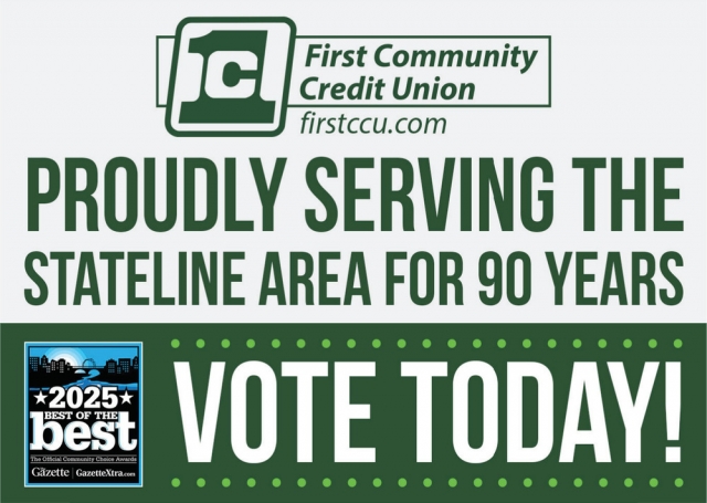 Vote Today!, First Community Credit Union, Beloit, WI